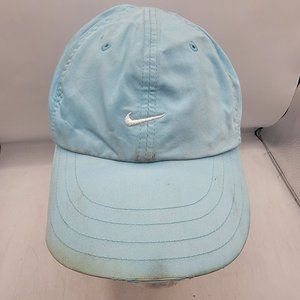 Nike Adults Light Blue Athletic Hat Lightweight Casual Outdoors Adjustable